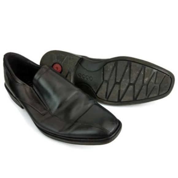 Ecco Men\'s Black Leather Casual Loafers Size EU 44 main image 4
